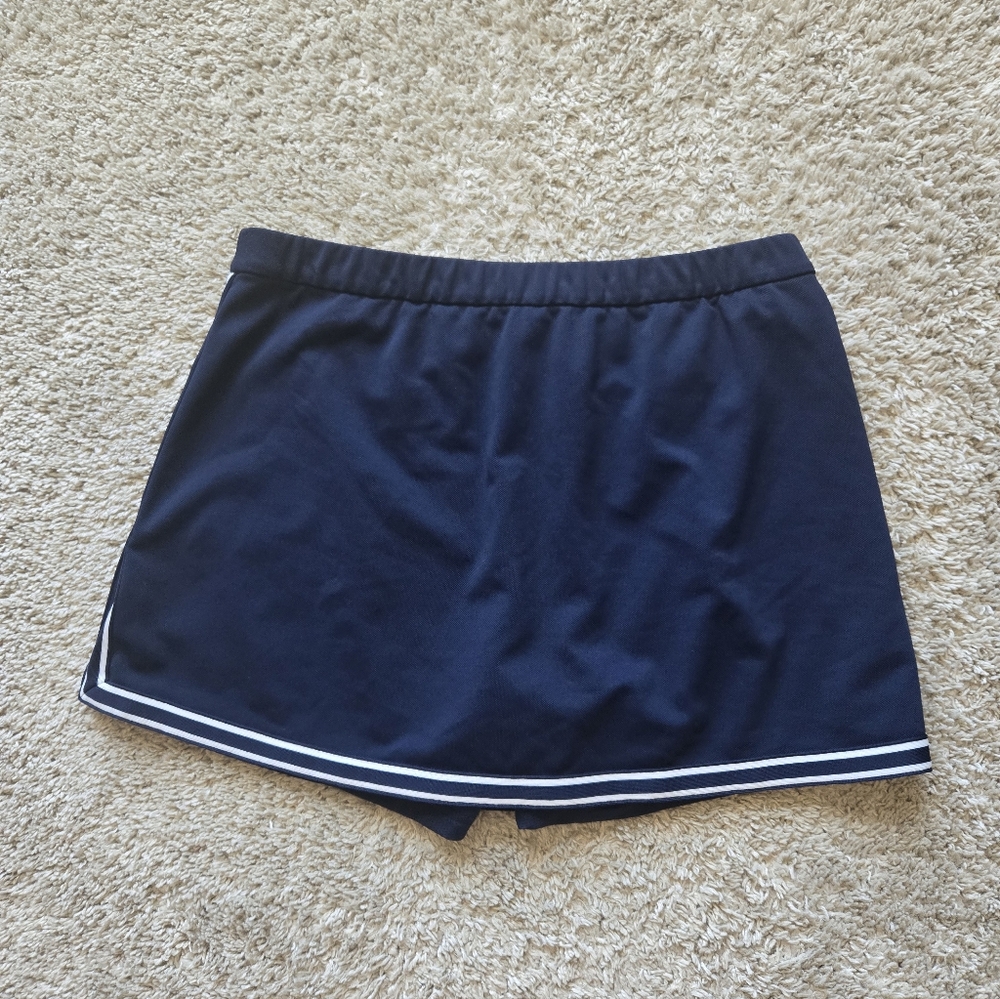 Tory Sport Tory Burch Skort Womens L Navy Blue Atletic Tennis - Picture 6 of 9